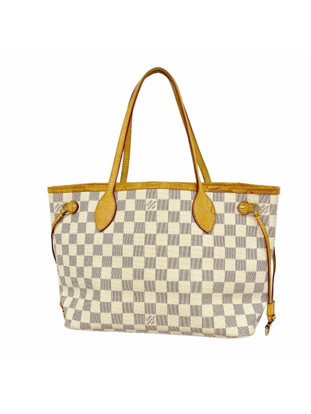 Louis Vuitton Tote Bag Damier Azur Neverfull PM White